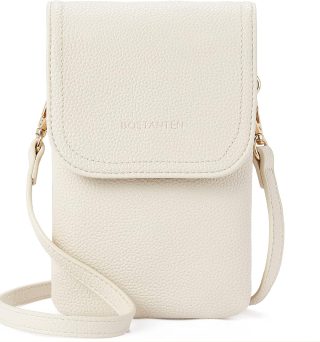 Vegan Leather Small Crossbody Bags for Women Designer Cell Phone Bag Wallet Purses Adjustable Strap